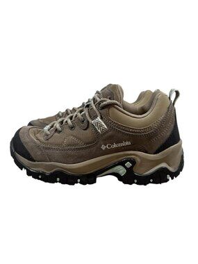 Columbia Birkie  Brown Trail Running Hiking Shoes Tan Blue Women's Size 8